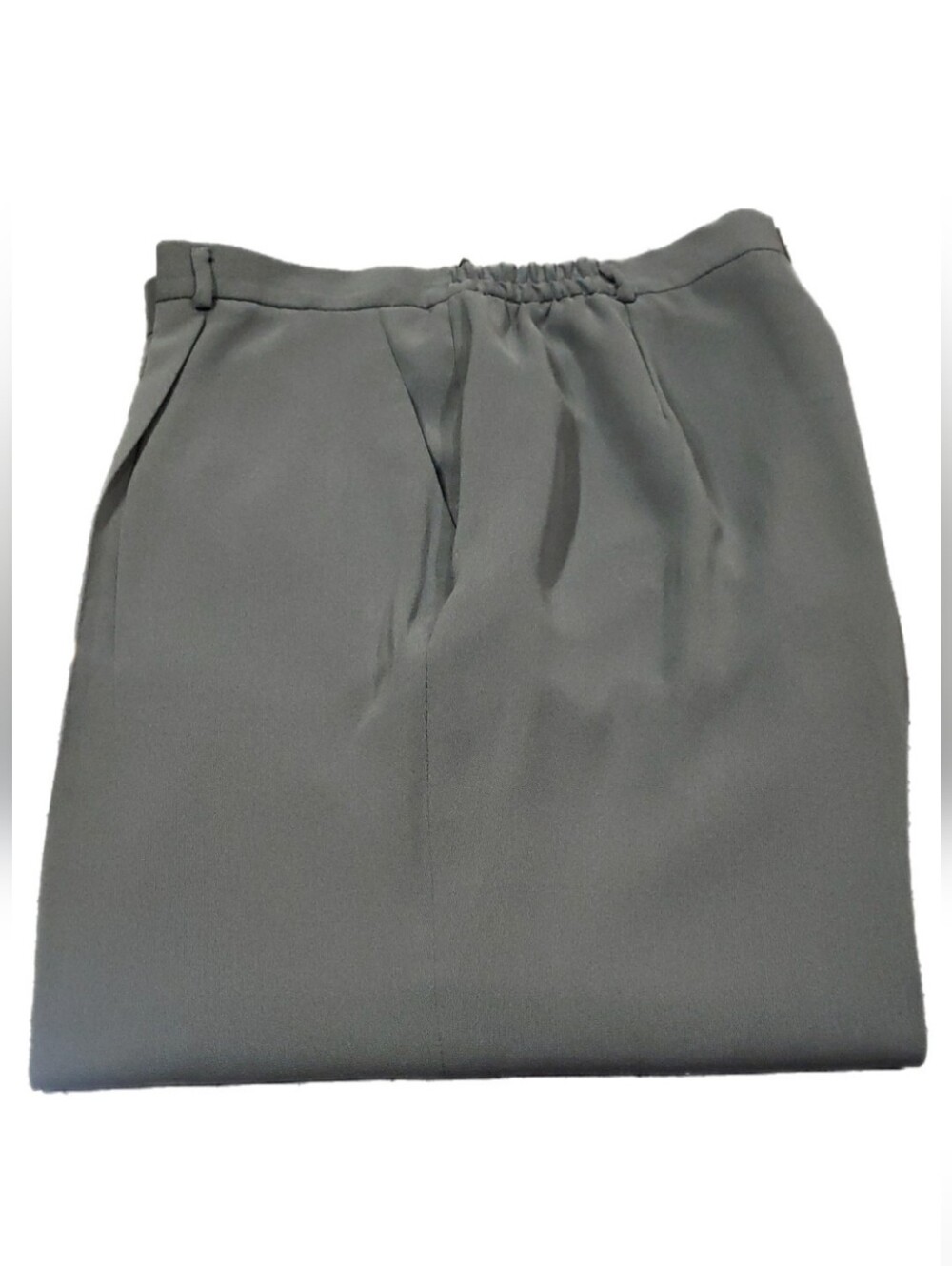 AK Anne Klein Fully Lined Women's Dark Gray Trousers, 18W - Picture 5 of 16